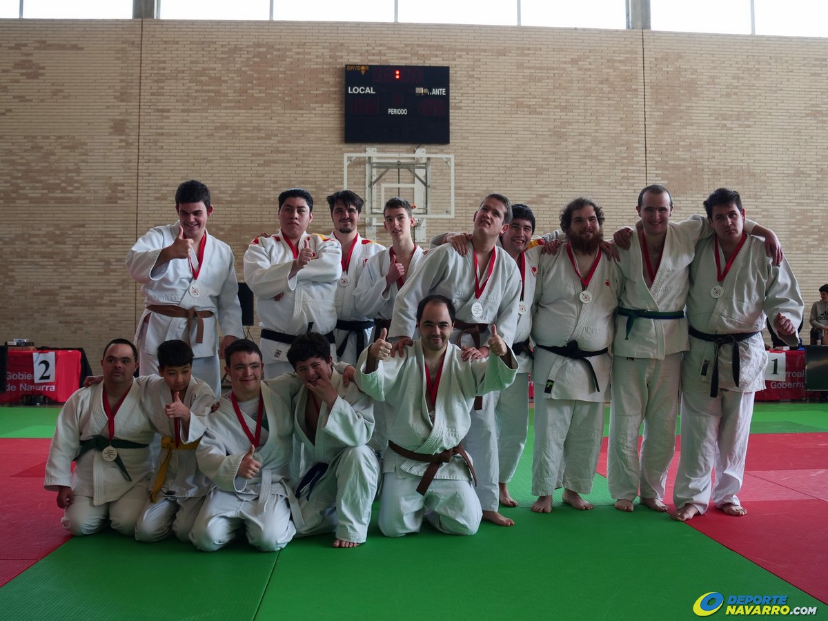 EMOCIÓN Y NERVIOS EN EL I TORNEO NAVARRO DE JUDO ADAPTADO. Pamplona 05-03-23. FOTOS